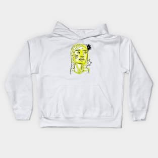 girl face Kids Hoodie